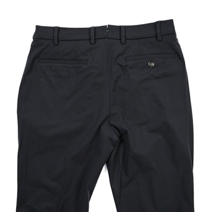 BERWICH “MORELLO ELAX” 高機能ストレッチナイロン ノータックイージーパンツ ブラック(black) 46 | GUARDAROBA MILANO OFFICIAL STORE