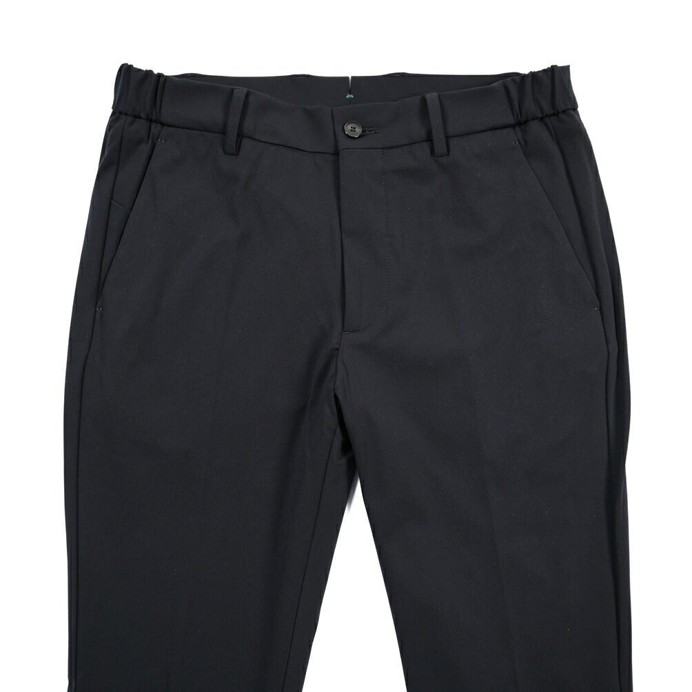 BERWICH “MORELLO ELAX” 高機能ストレッチナイロン ノータックイージーパンツ ブラック(black) 46 | GUARDAROBA MILANO OFFICIAL STORE