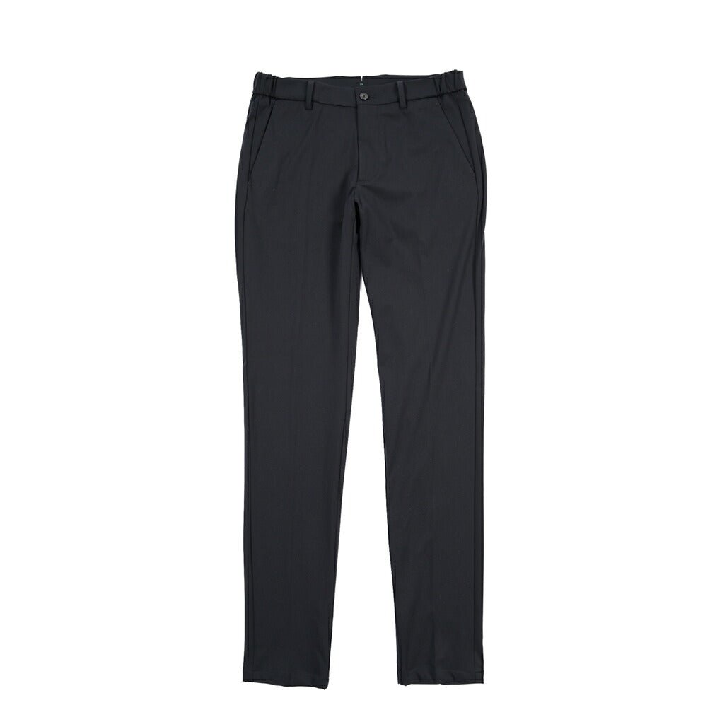 BERWICH “MORELLO ELAX” 高機能ストレッチナイロン ノータックイージーパンツ ブラック(black) 46 | GUARDAROBA MILANO OFFICIAL STORE