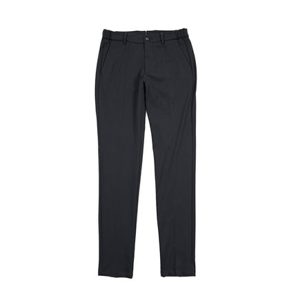 BERWICH “MORELLO ELAX” 高機能ストレッチナイロン ノータックイージーパンツ ブラック(black) 46 | GUARDAROBA MILANO OFFICIAL STORE