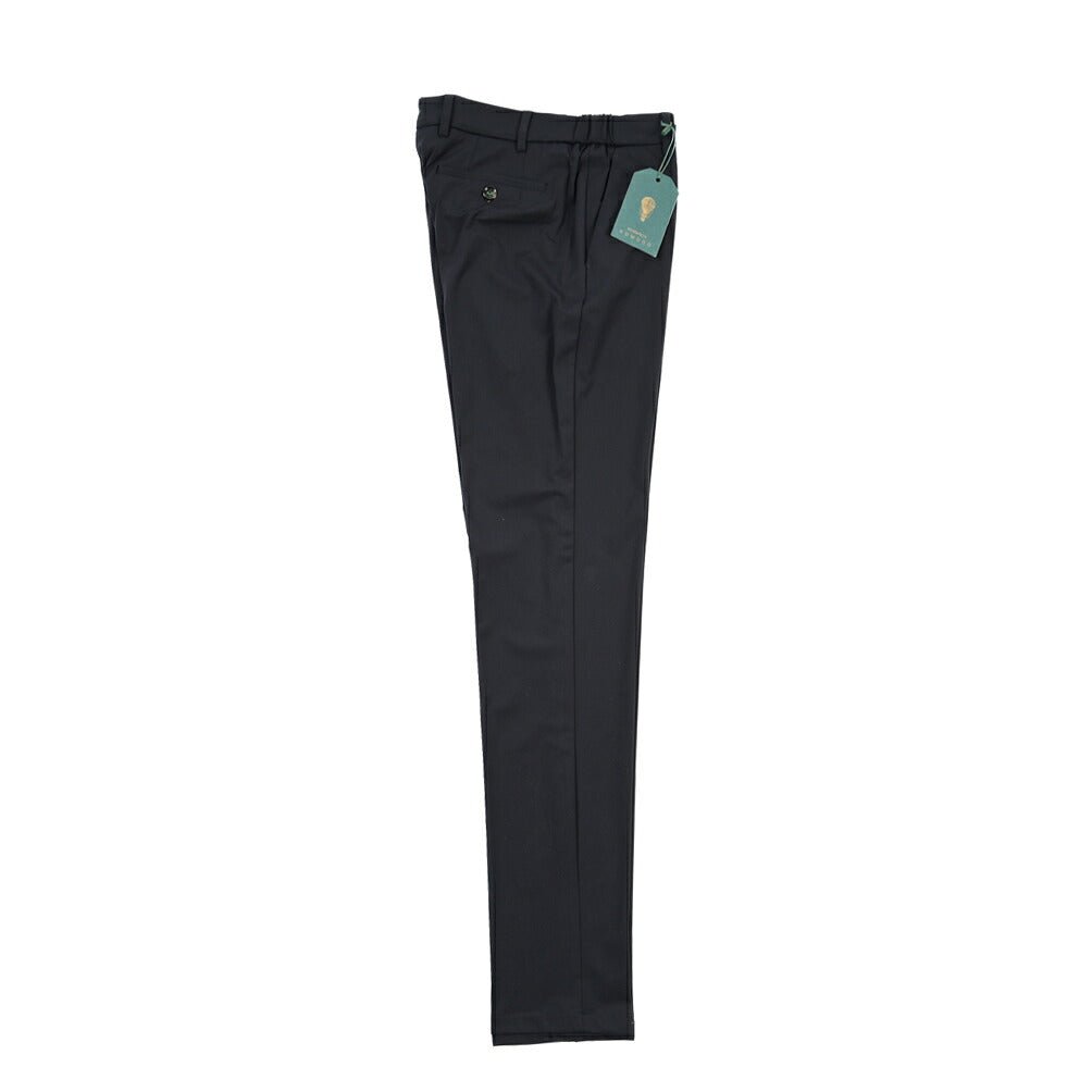 BERWICH “MORELLO ELAX” 高機能ストレッチナイロン ノータックイージーパンツ ブラック(black) 46 | GUARDAROBA MILANO OFFICIAL STORE