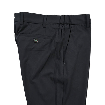 BERWICH “MORELLO ELAX” 高機能ストレッチナイロン ノータックイージーパンツ ブラック(black) 46 | GUARDAROBA MILANO OFFICIAL STORE