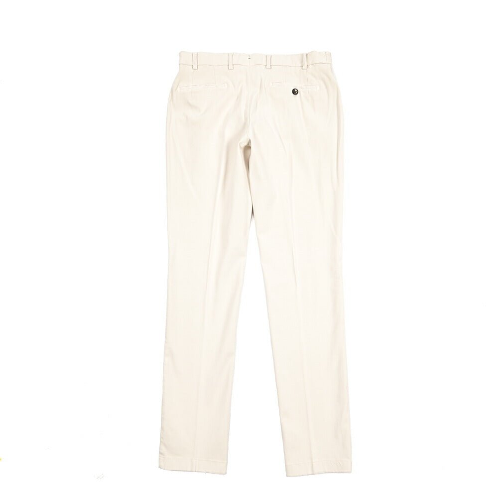 BERWICH "MORELLO ELAX - GD" ビスコース混コットン ノータックイージーパンツ｜433625-46｜GUARDAROBA MILANO OFFICIAL STORE