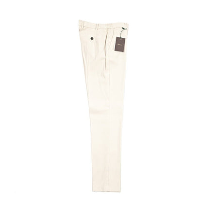 BERWICH "MORELLO ELAX - GD" ビスコース混コットン ノータックイージーパンツ｜433625-46｜GUARDAROBA MILANO OFFICIAL STORE