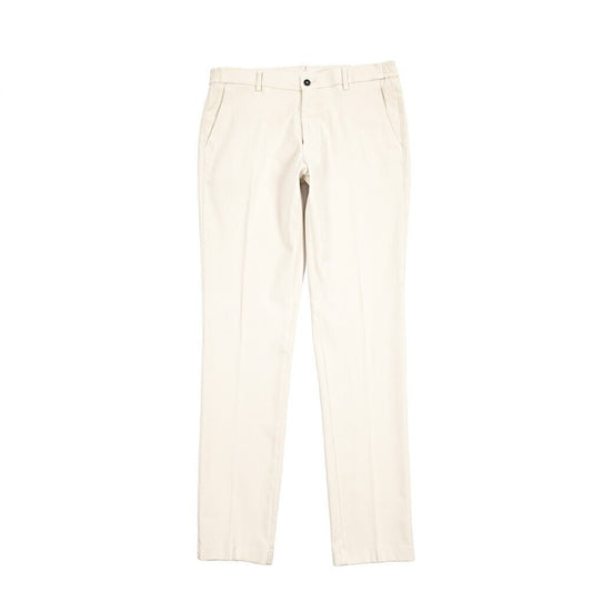 BERWICH "MORELLO ELAX - GD" ビスコース混コットン ノータックイージーパンツ｜433625-46｜GUARDAROBA MILANO OFFICIAL STORE