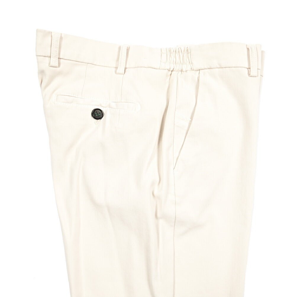 BERWICH "MORELLO ELAX - GD" ビスコース混コットン ノータックイージーパンツ｜433625-46｜GUARDAROBA MILANO OFFICIAL STORE