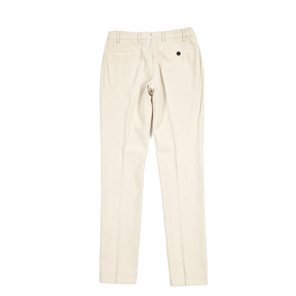 BERWICH "MORELLO ELAX - GD" ストレッチコットンチノ ノータックパンツ オフホワイト(latte802) 44 | GUARDAROBA MILANO OFFICIAL STORE