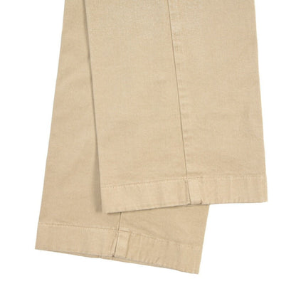 BERWICH “MORELLO ELAX-GD” ストレッチコットン ノータックチノパンツ ベージュ(beige208) 46 | GUARDAROBA MILANO OFFICIAL STORE