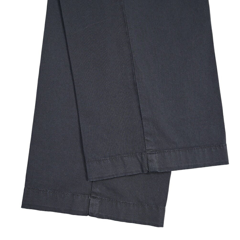 BERWICH “MORELLO ELAX-GD” ストレッチコットン ノータックチノパンツ ネイビー(navy665) 46 | GUARDAROBA MILANO OFFICIAL STORE
