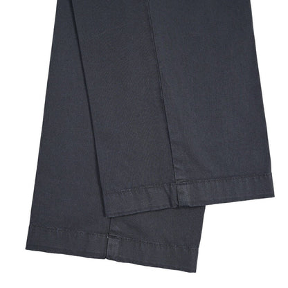 BERWICH “MORELLO ELAX-GD” ストレッチコットン ノータックチノパンツ ネイビー(navy665) 46 | GUARDAROBA MILANO OFFICIAL STORE
