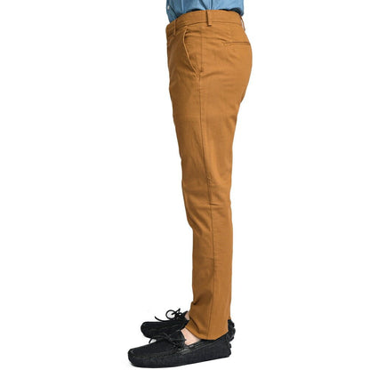 BERWICH "MORELLO - GD" リヨセル混コットンチノ ノータックパンツ ブラウン(biscotto887) 46 | GUARDAROBA MILANO OFFICIAL STORE