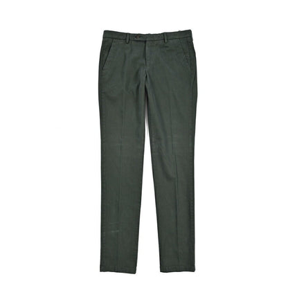 BERWICH "MORELLO - GD" ストレッチコットンチノ ノータックパンツ カーキグリーン(army861) 44 | GUARDAROBA MILANO OFFICIAL STORE