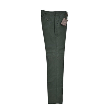 BERWICH "MORELLO - GD" ストレッチコットンチノ ノータックパンツ カーキグリーン(army861) 44 | GUARDAROBA MILANO OFFICIAL STORE