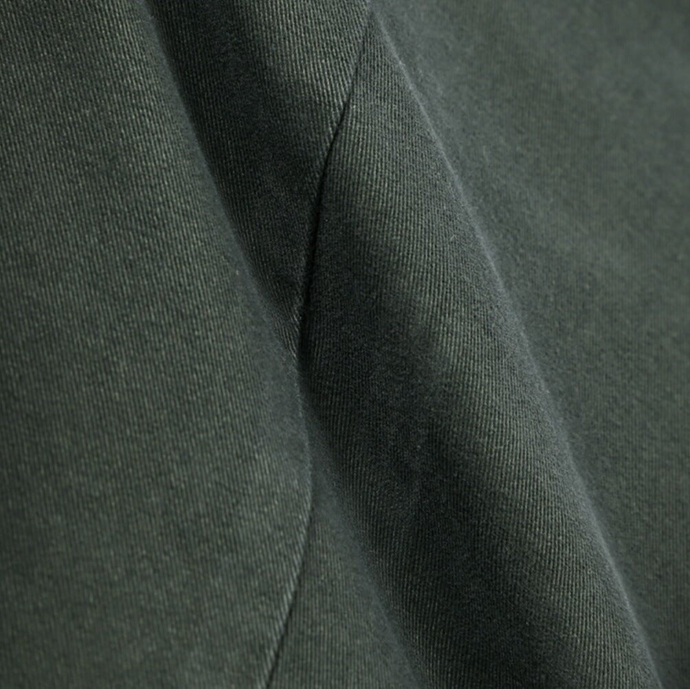 BERWICH "MORELLO - GD" ストレッチコットンチノ ノータックパンツ カーキグリーン(army861) 44 | GUARDAROBA MILANO OFFICIAL STORE