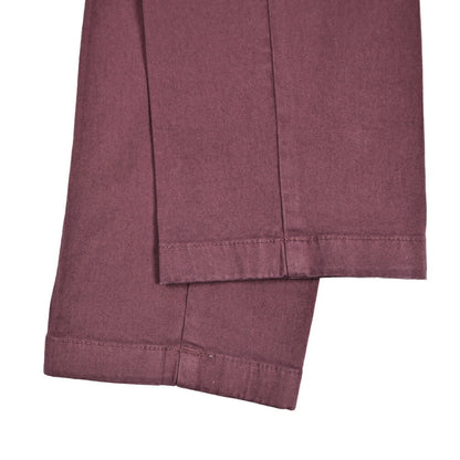 BERWICH "MORELLO - GD" ストレッチコットンチノ ノータックパンツ ワインレッド(cabernet130) 44 | GUARDAROBA MILANO OFFICIAL STORE