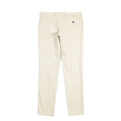 BERWICH “MORELLO-GD” ストレッチコットン ノータックチノパンツ オフホワイト(latte802) 52 | GUARDAROBA MILANO OFFICIAL STORE