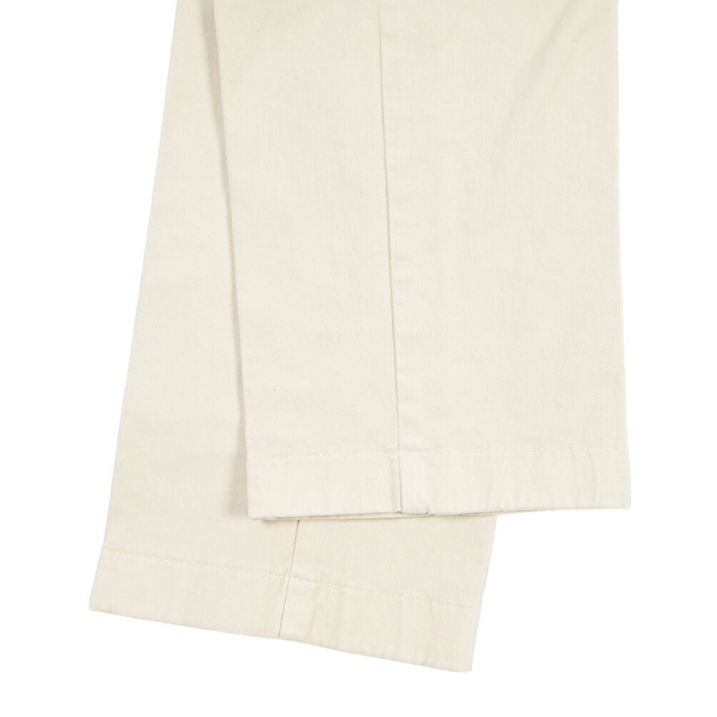 BERWICH “MORELLO-GD” ストレッチコットン ノータックチノパンツ オフホワイト(latte802) 52 | GUARDAROBA MILANO OFFICIAL STORE