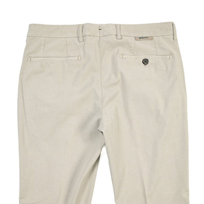 BERWICH “MORELLO-GD” ストレッチコットン ノータックチノパンツ ライトグレー(lt fango122) 46 | GUARDAROBA MILANO OFFICIAL STORE