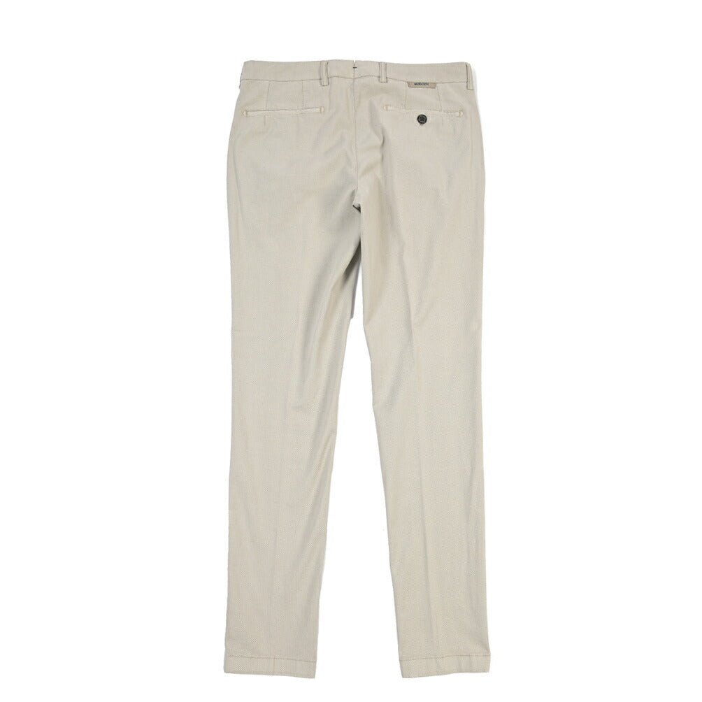 BERWICH “MORELLO-GD” ストレッチコットン ノータックチノパンツ ライトグレー(lt fango122) 46 | GUARDAROBA MILANO OFFICIAL STORE