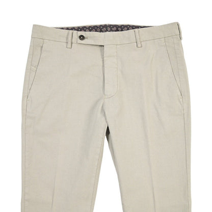 BERWICH “MORELLO-GD” ストレッチコットン ノータックチノパンツ ライトグレー(lt fango122) 46 | GUARDAROBA MILANO OFFICIAL STORE