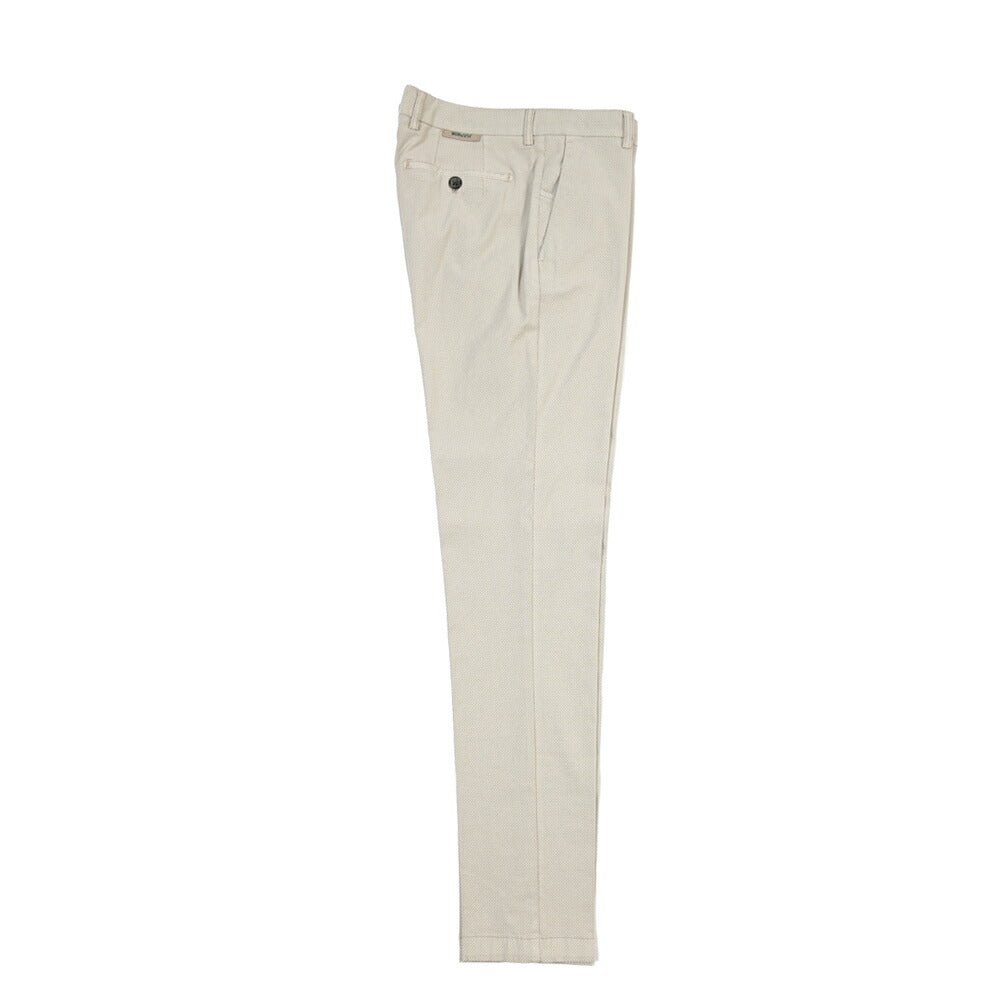 BERWICH “MORELLO-GD” ストレッチコットン ノータックチノパンツ ライトベージュ(lt fango122) 46 | GUARDAROBA MILANO OFFICIAL STORE