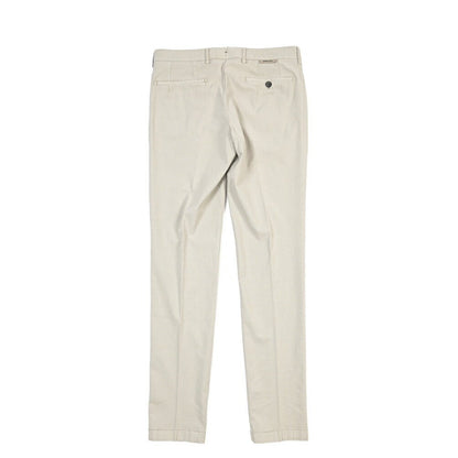 BERWICH “MORELLO-GD” ストレッチコットン ノータックチノパンツ ライトベージュ(lt fango122) 46 | GUARDAROBA MILANO OFFICIAL STORE