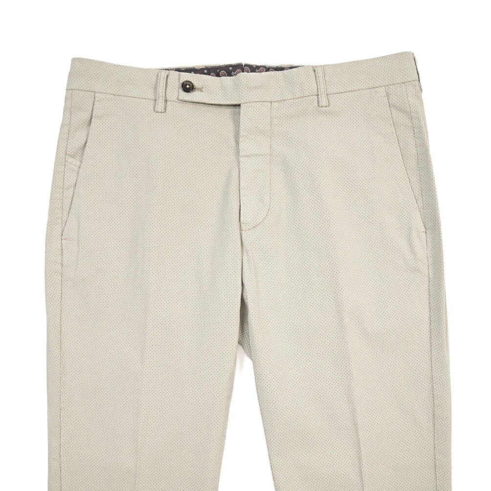 BERWICH “MORELLO-GD” ストレッチコットン ノータックチノパンツ ライトベージュ(lt fango122) 46 | GUARDAROBA MILANO OFFICIAL STORE