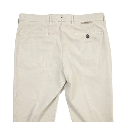 BERWICH “MORELLO-GD” ストレッチコットン ノータックチノパンツ ライトベージュ(lt fango122) 46 | GUARDAROBA MILANO OFFICIAL STORE