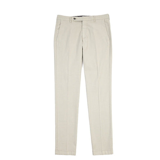 BERWICH “MORELLO-GD” ストレッチコットン ノータックチノパンツ ライトベージュ(lt fango122) 46 | GUARDAROBA MILANO OFFICIAL STORE