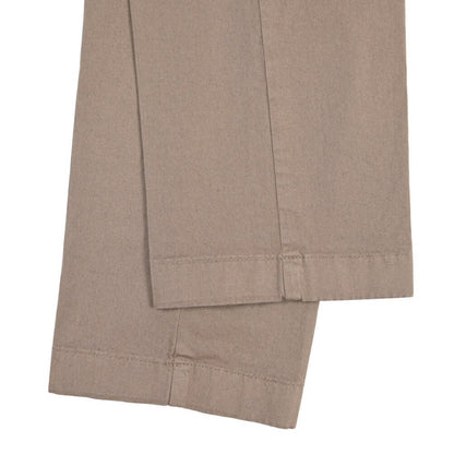 BERWICH “MORELLO-GD” ストレッチコットン ノータックチノパンツ ブラウン(mandorlo462) 50 | GUARDAROBA MILANO OFFICIAL STORE
