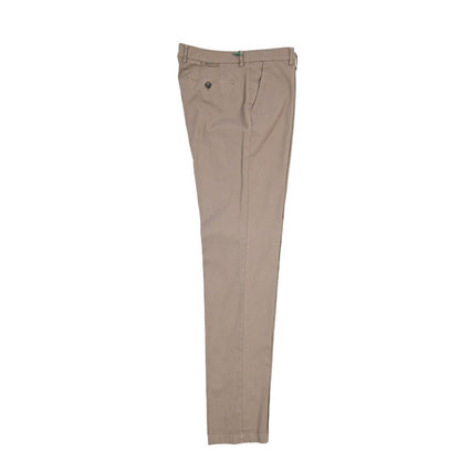 BERWICH “MORELLO-GD” ストレッチコットン ノータックチノパンツ ブラウン(mandorlo4627) 52 | GUARDAROBA MILANO OFFICIAL STORE