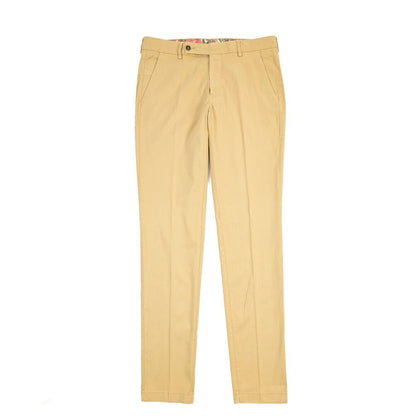 BERWICH “MORELLO-GD” ストレッチコットン ノータックチノパンツ ベージュ(deserto265) 46 | GUARDAROBA MILANO OFFICIAL STORE