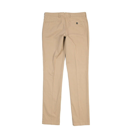 BERWICH “MORELLO-GD” ストレッチコットン ノータックヘリンボーンパンツ グレージュ(noce724) 44 | GUARDAROBA MILANO OFFICIAL STORE