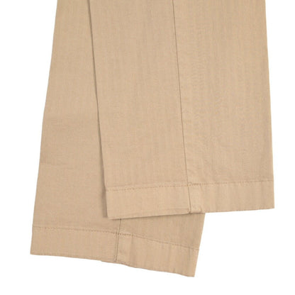 BERWICH “MORELLO-GD” ストレッチコットン ノータックヘリンボーンパンツ グレージュ(noce724) 44 | GUARDAROBA MILANO OFFICIAL STORE