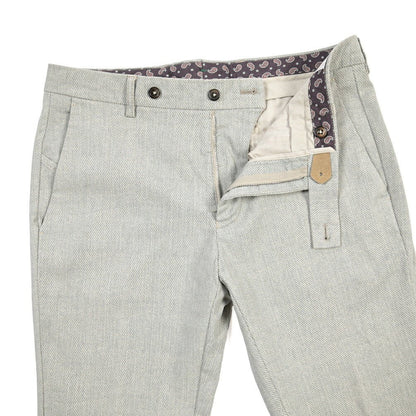 BERWICH “MORELLO-GD” リヨセル混コットン ノータックパンツ グレー(lt fango122) 46 | GUARDAROBA MILANO OFFICIAL STORE