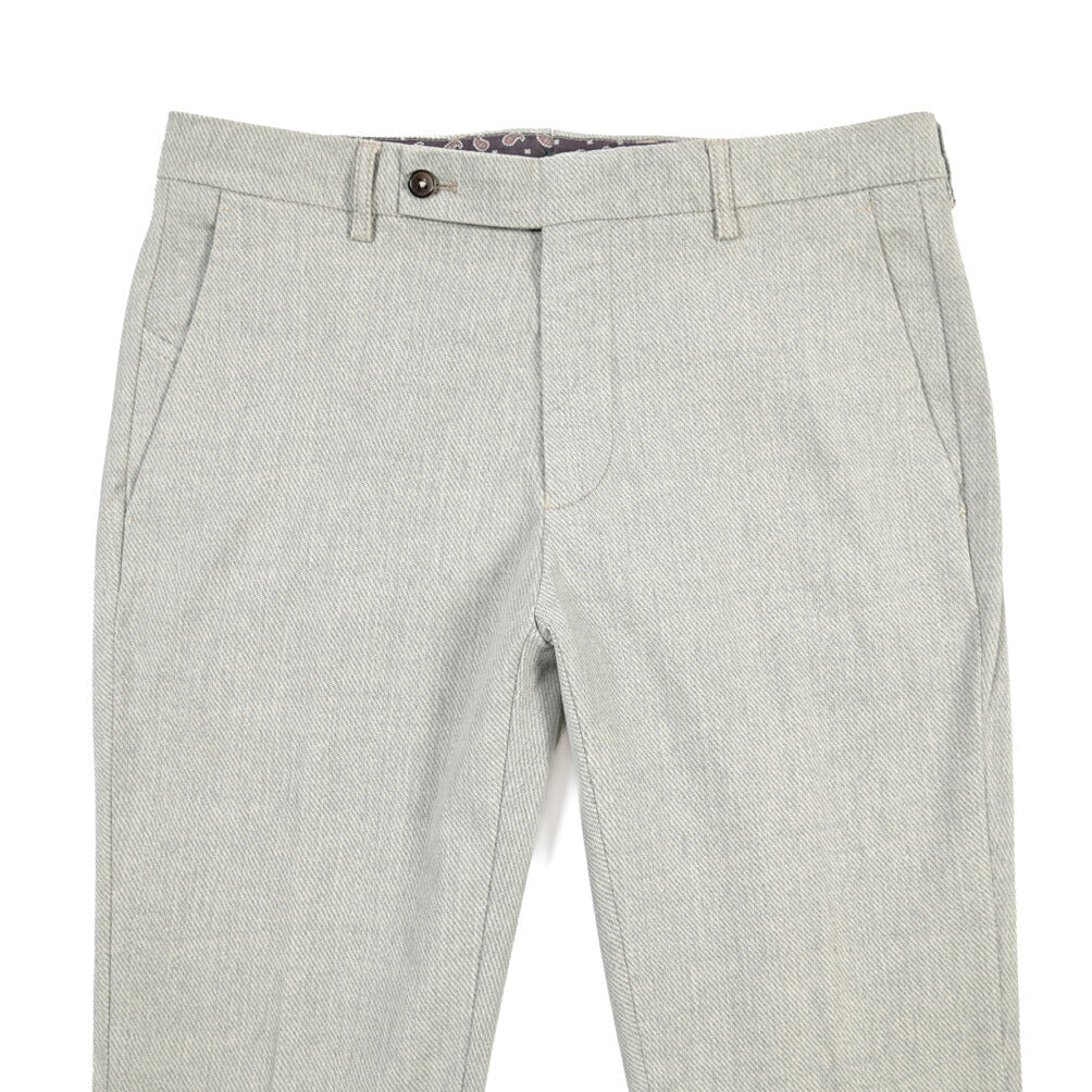 BERWICH “MORELLO-GD” リヨセル混コットン ノータックパンツ グレー(lt fango122) 46 | GUARDAROBA MILANO OFFICIAL STORE