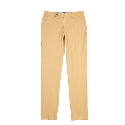 BERWICH “MORELLO-GD” ストレッチコットン ノータックチノパンツ ベージュ(deserto265) 44 | GUARDAROBA MILANO OFFICIAL STORE