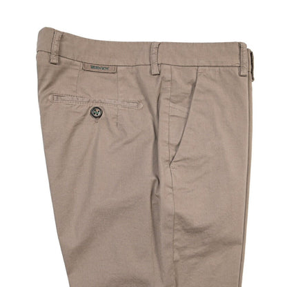 BERWICH “MORELLO-GD” ストレッチコットン ノータックチノパンツ ブラウン(mandorlo462) 46 | GUARDAROBA MILANO OFFICIAL STORE