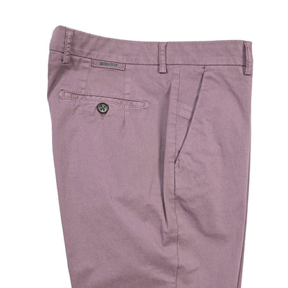 BERWICH “MORELLO-GD” ストレッチコットン ノータックチノパンツ パープル(cipolla502) 46 | GUARDAROBA MILANO OFFICIAL STORE