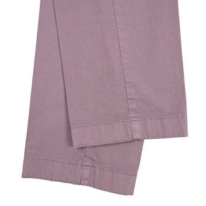 BERWICH “MORELLO-GD” ストレッチコットン ノータックチノパンツ パープル(cipolla502) 46 | GUARDAROBA MILANO OFFICIAL STORE