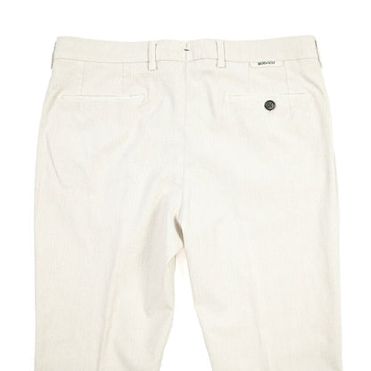 BERWICH “MORELLO-GD” リヨセル混コットン ノータックパンツ オフホワイト(latte802) 48 | GUARDAROBA MILANO OFFICIAL STORE