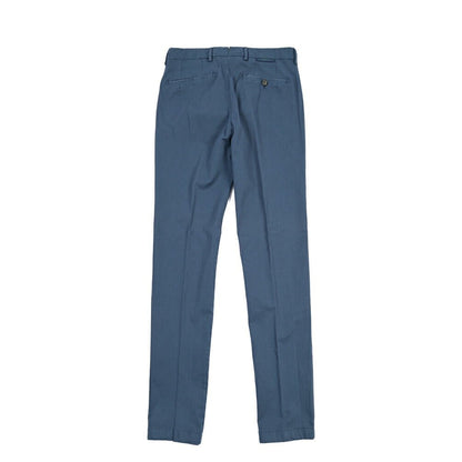 BERWICH “MORELLO-GD” ストレッチコットン ノータックチノパンツ ネイビー(blue13) 44 | GUARDAROBA MILANO OFFICIAL STORE