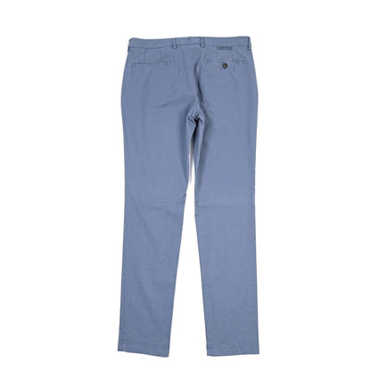 BERWICH “MORELLO-GD” リヨセル混コットン ノータックパンツ ブルーグレー(indigo309) 52 | GUARDAROBA MILANO OFFICIAL STORE