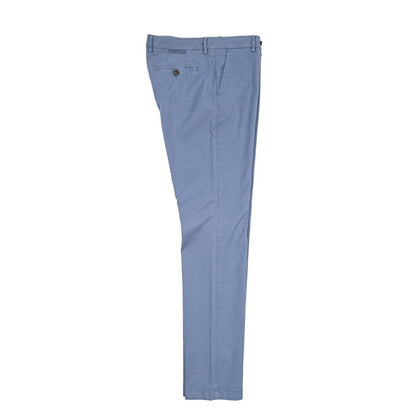 BERWICH “MORELLO-GD” リヨセル混コットン ノータックパンツ ブルーグレー(indigo309) 52 | GUARDAROBA MILANO OFFICIAL STORE