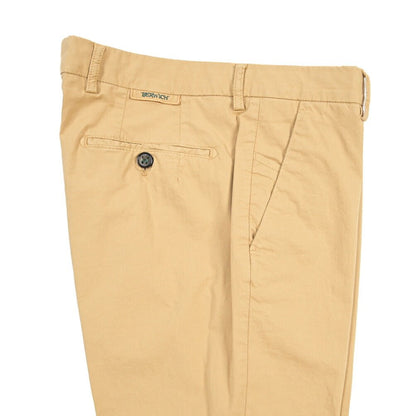BERWICH “MORELLO-GD” ストレッチコットン ノータックチノパンツ ベージュ(deserto265) 48 | GUARDAROBA MILANO OFFICIAL STORE