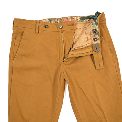 BERWICH “MORELLO-GD” リヨセル混コットン ストレッチパンツ ブラウン(biscotto887) 48 | GUARDAROBA MILANO OFFICIAL STORE