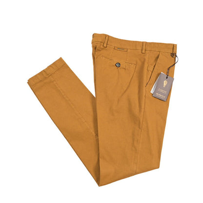 BERWICH “MORELLO-GD” リヨセル混コットン ストレッチパンツ ブラウン(biscotto887) 48 | GUARDAROBA MILANO OFFICIAL STORE