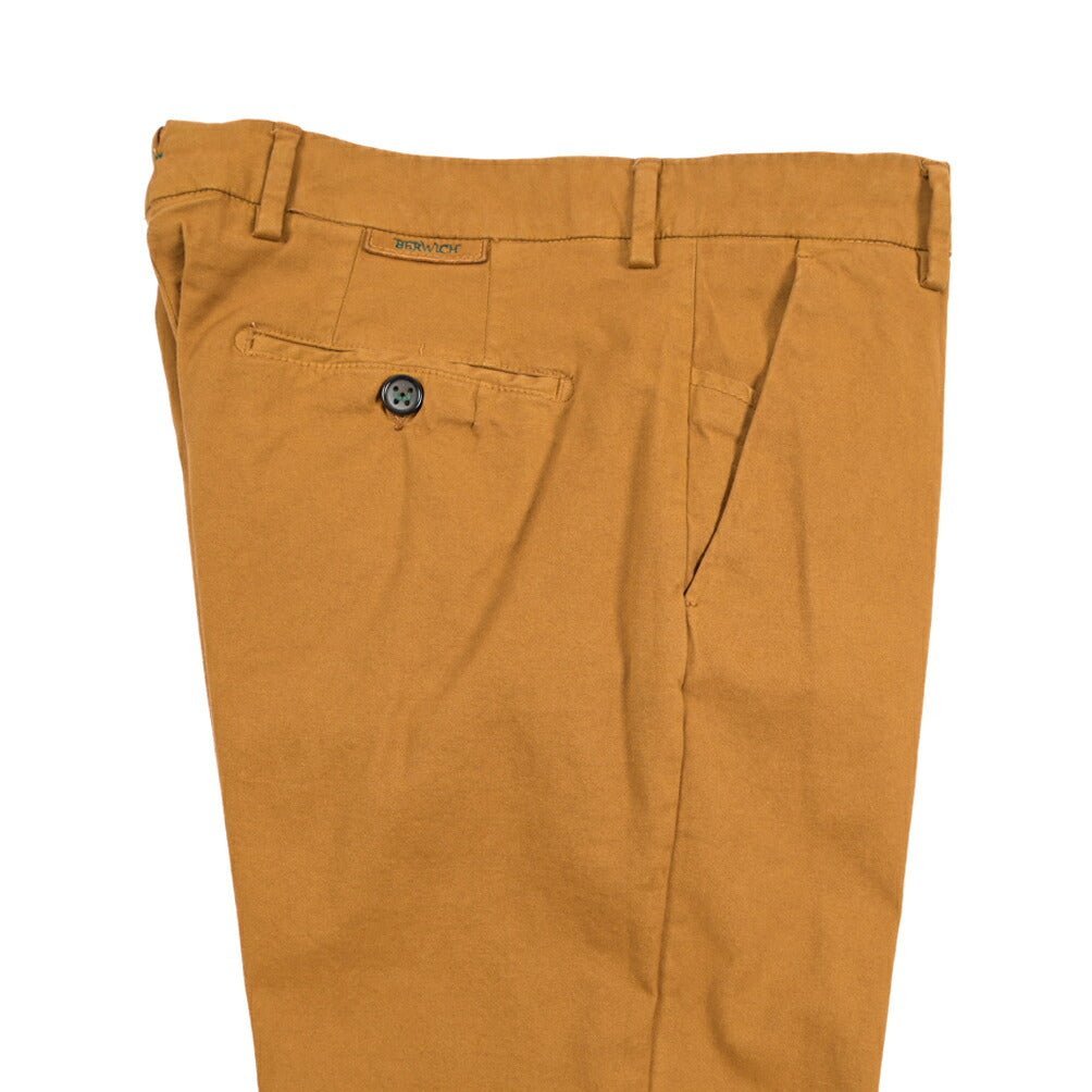 BERWICH “MORELLO-GD” リヨセル混コットン ストレッチパンツ ブラウン(biscotto887) 48 | GUARDAROBA MILANO OFFICIAL STORE