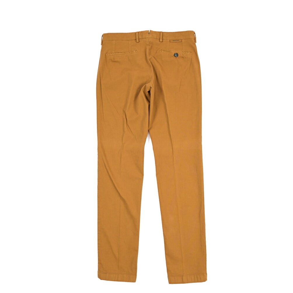 BERWICH “MORELLO-GD” リヨセル混コットン ストレッチパンツ ブラウン(biscotto887) 48 | GUARDAROBA MILANO OFFICIAL STORE