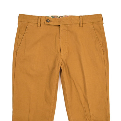 BERWICH “MORELLO-GD” リヨセル混コットン ストレッチパンツ ブラウン(biscotto887) 48 | GUARDAROBA MILANO OFFICIAL STORE